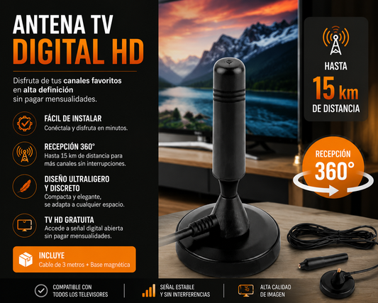 📡 Antena Digital HDTV HOTV 3011
