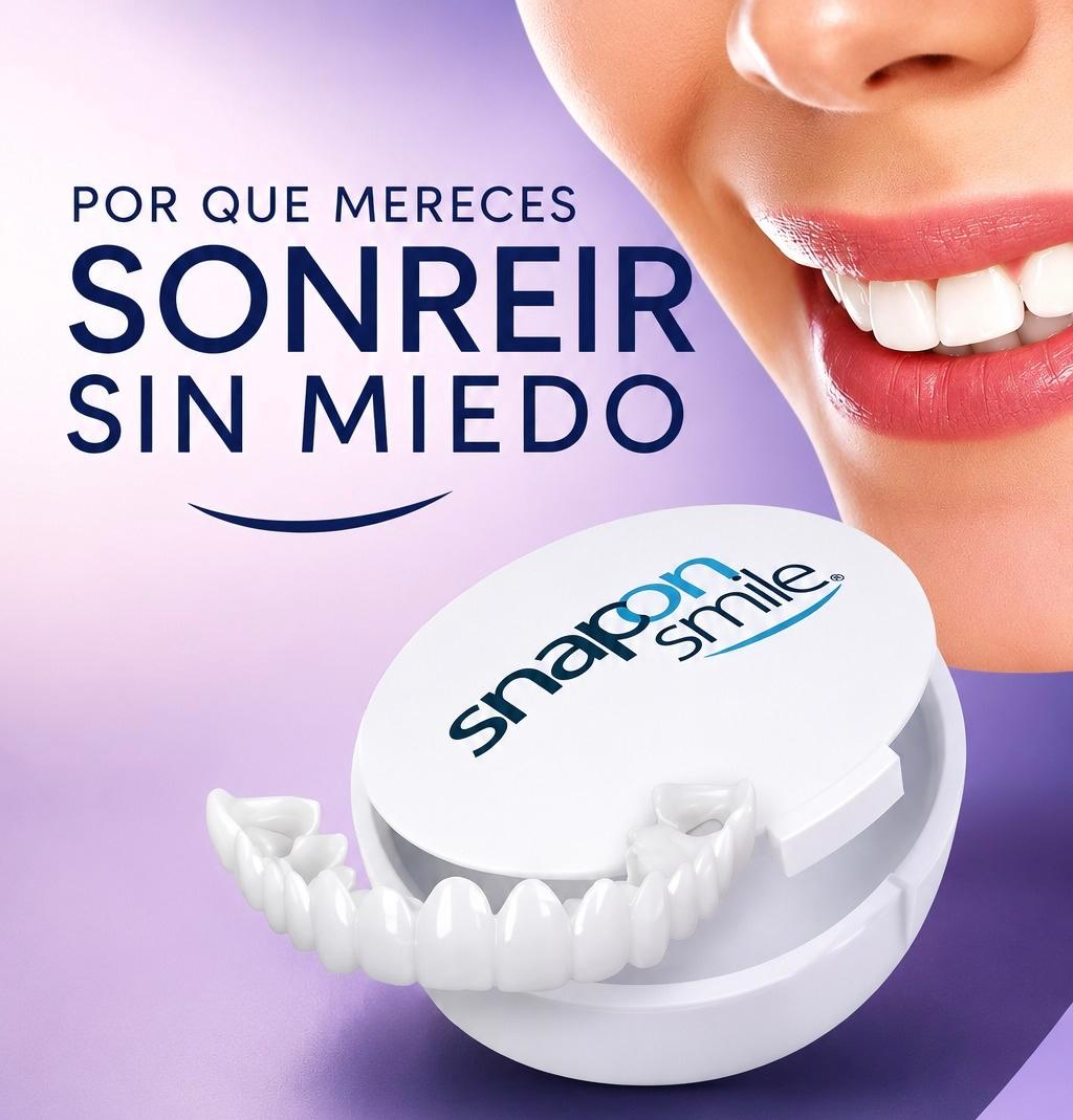 Sonríe con seguridad, atrae miradas y luce dientes perfectos al instante  💎 Snap-On Smile💎
