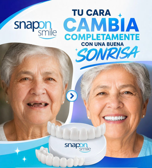 Sonríe con seguridad, atrae miradas y luce dientes perfectos al instante  💎 Snap-On Smile💎