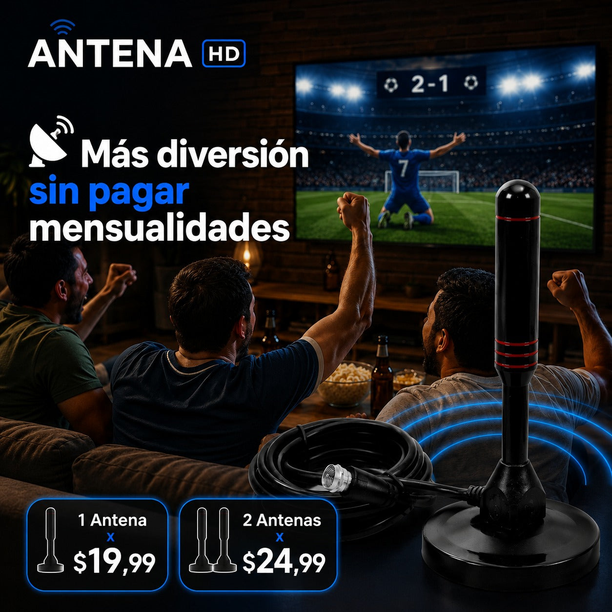 📡 Antena Digital HDTV HOTV 3011